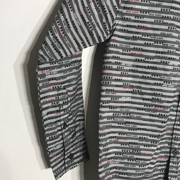 NWT DKNY Kids Size 6 graphic button down shirt top new - Picture 6 of 8